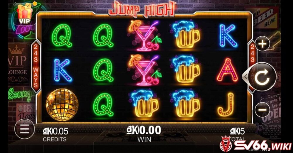 Nhảy cao là tựa game slot được lấy cảm hứng xây dựng từ chủ đề đề vũ trường