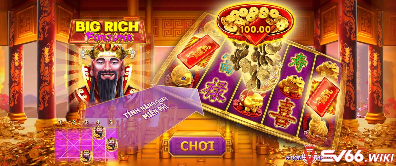 Giới thiệu game Big Rich Fortune tại SV66