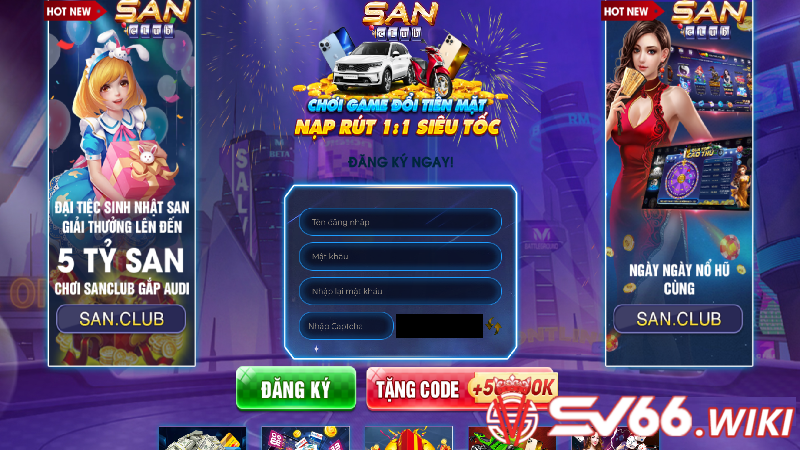  San Club là phiên bản mới của Sand999 từng một thời làm mưa gió