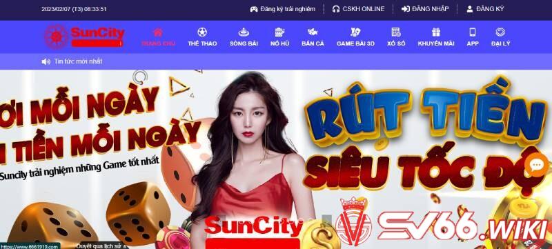 Giới thiệu cổng game uy tín SunCity Vin