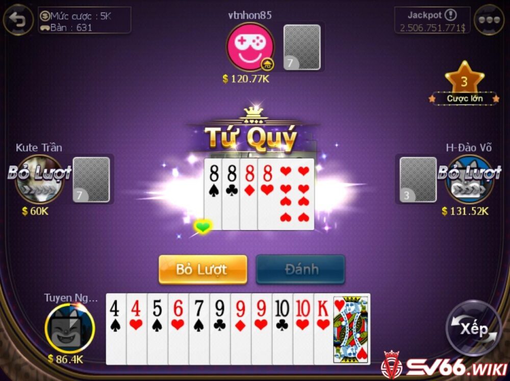 Tiến lên là thể loại game bài được nhiều cược thủ yêu thích từ trước đến nay