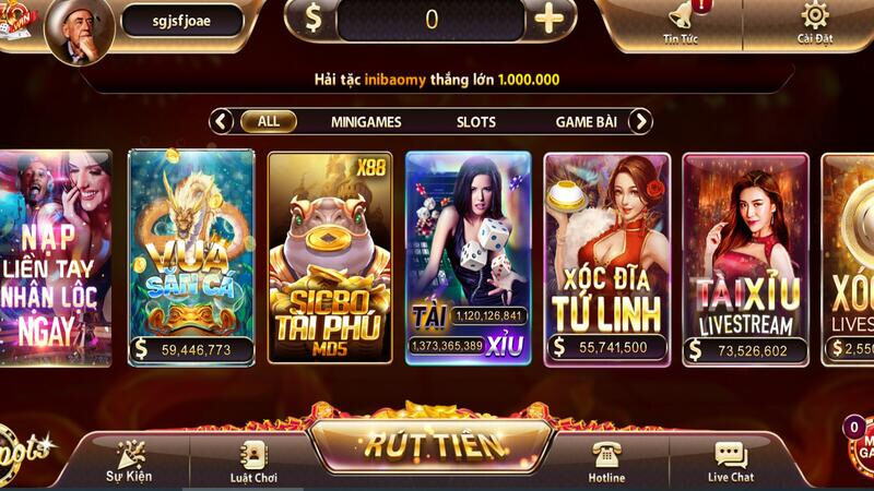 Kho trò chơi với nhiều game bản quyền thú vị, hấp dẫn