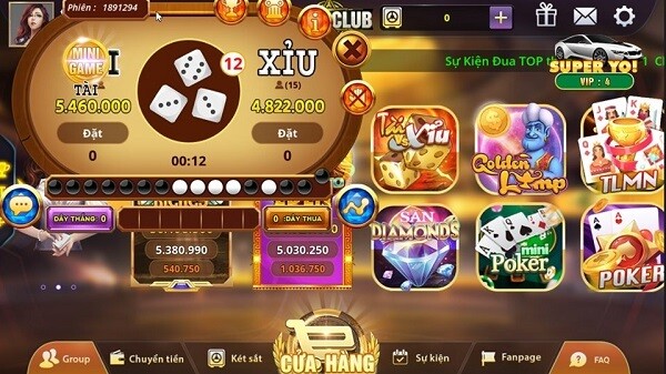 Đa dạng game đổi thưởng với tỷ lệ trả thưởng cao